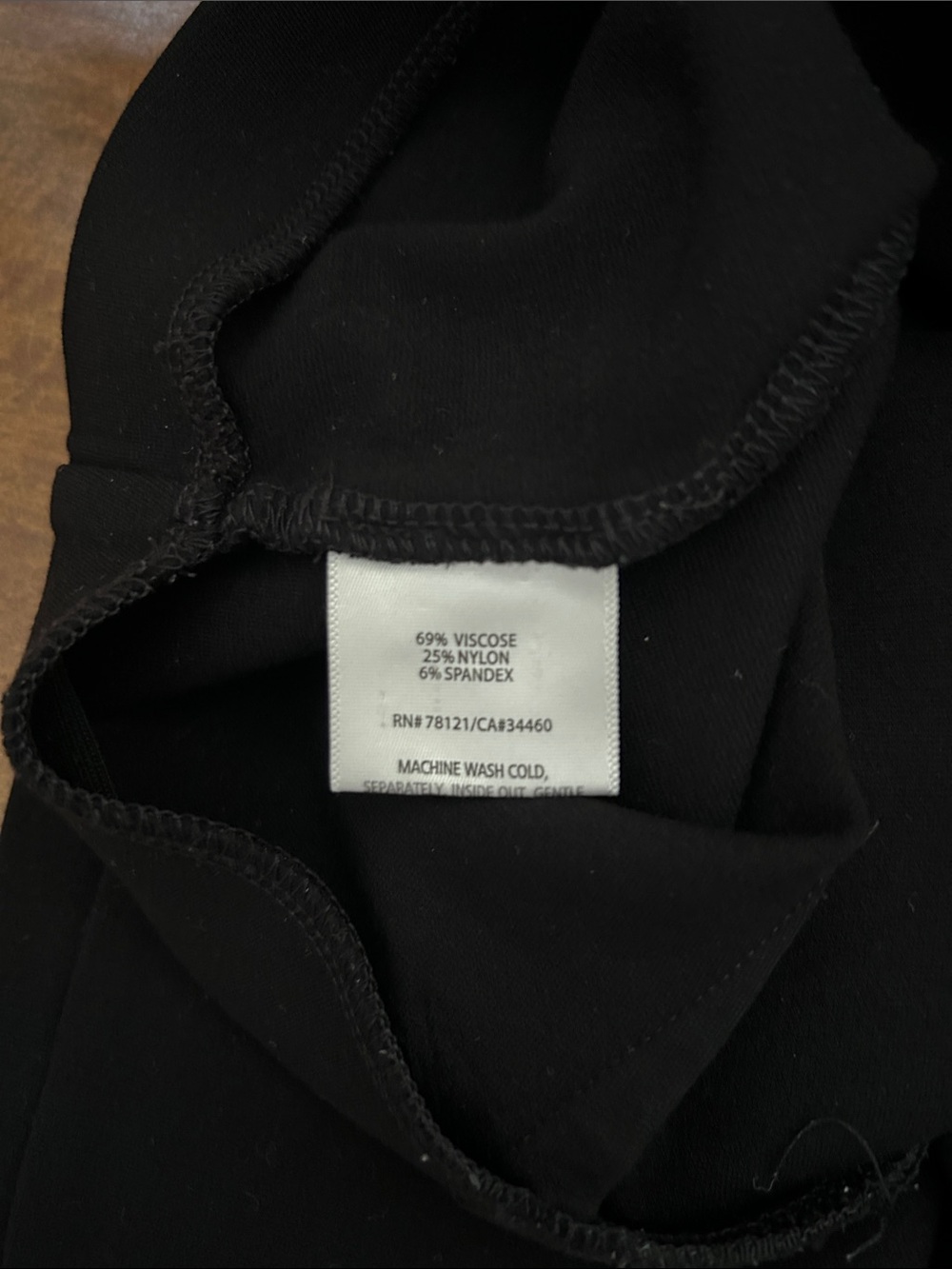 Eileen Fisher Black Wide-Leg Pants Large - Picture 6 of 8